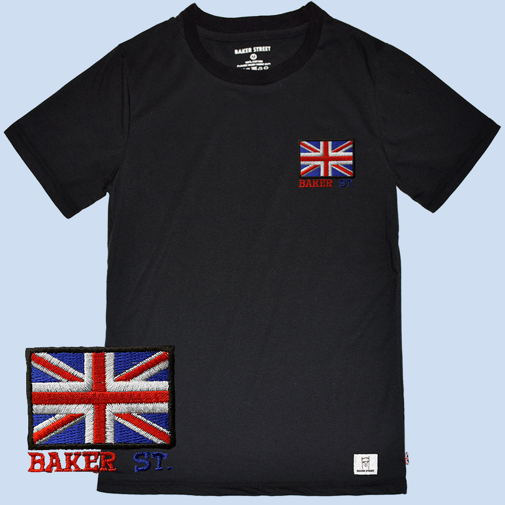 Embroidery-Union Jack Top Men