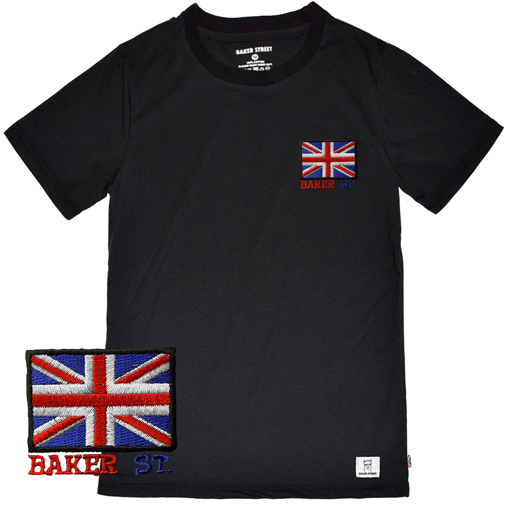 Embroidery-Union Jack Top Men