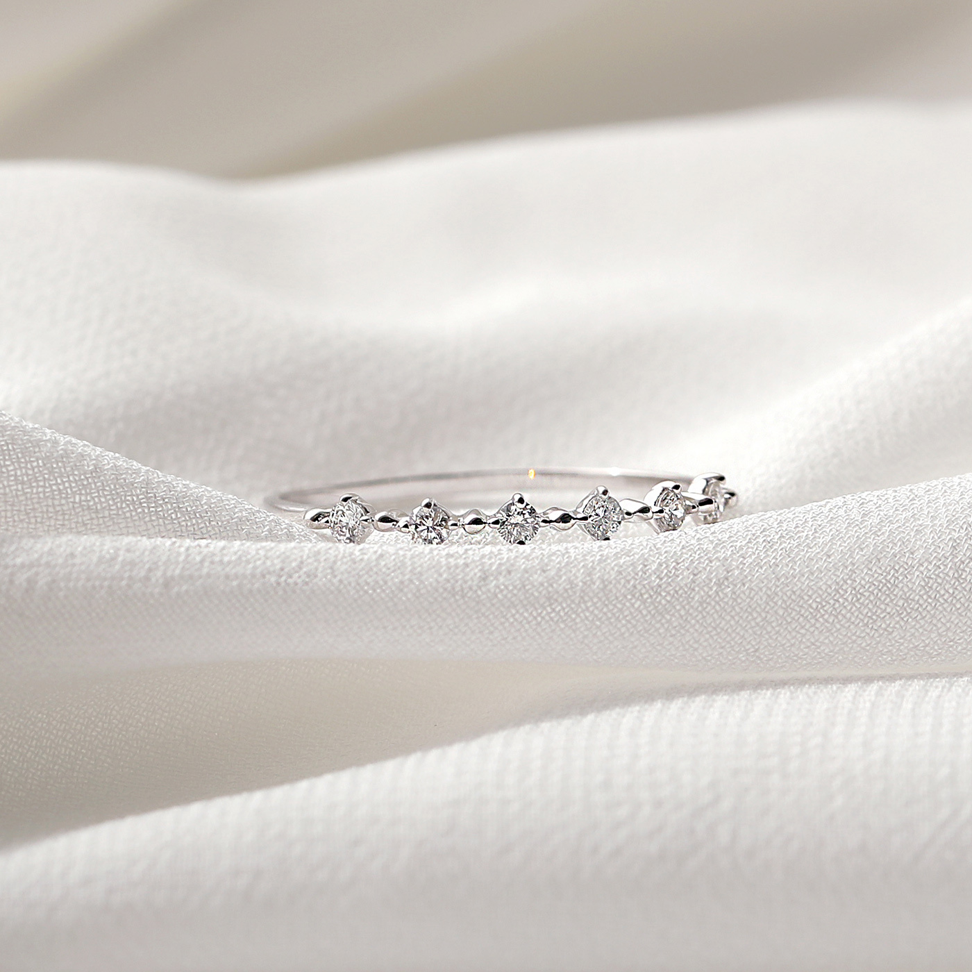 情牽一線 — 12分鑽石線戒