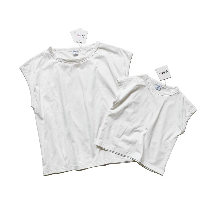 現貨出清 親子款 寬肩短袖素面棉T