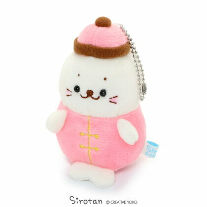 Sirotan 絨毛鑰匙圈-功夫 (紅/藍) 9.5cm