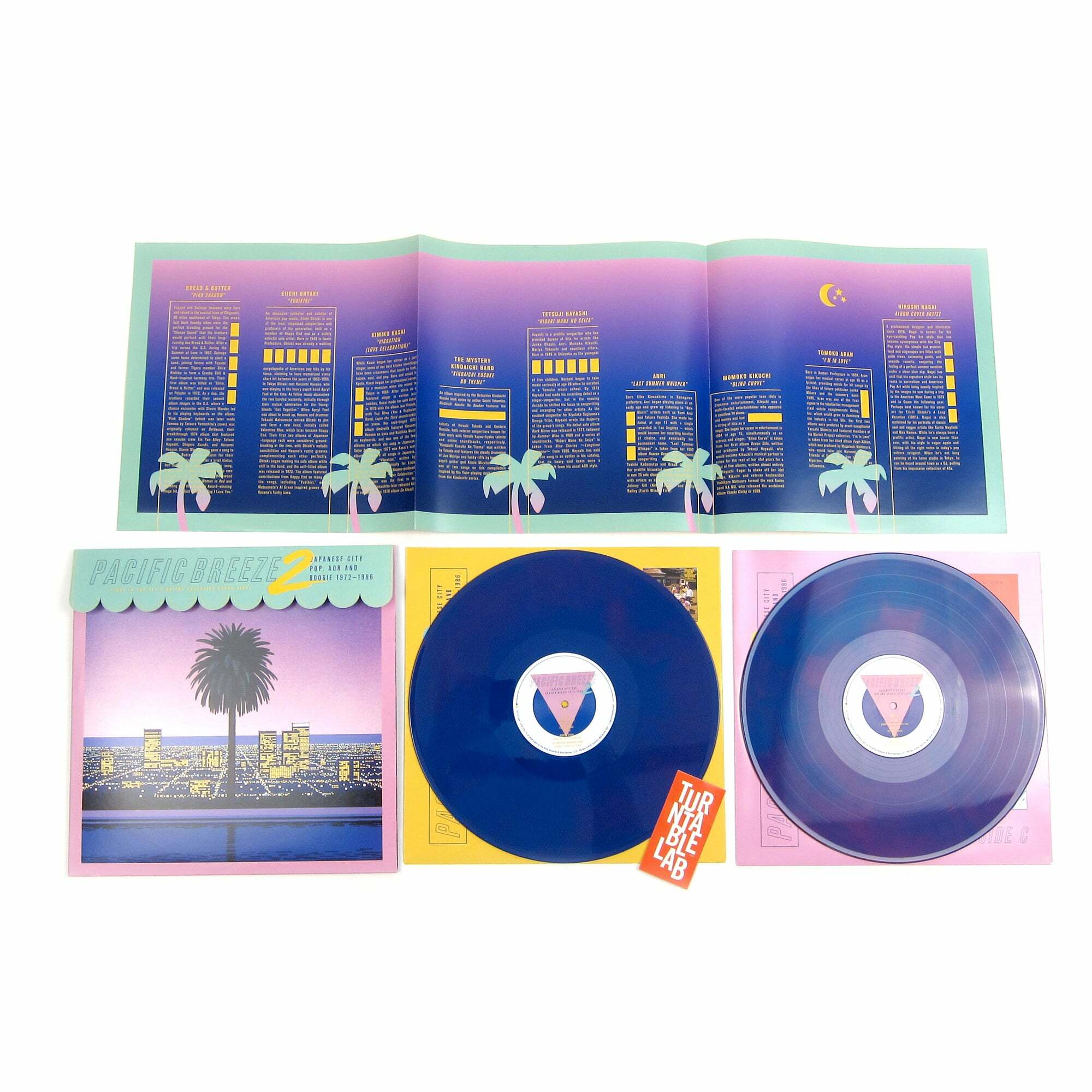 V.A.《Pacific Breeze 2 : Japanese City Pop, AOR & Boogie 1976-1986》（LA Twilight 彩膠版2LP）