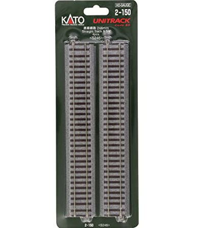 Kato 2-150 HO規 直線線路 246mm