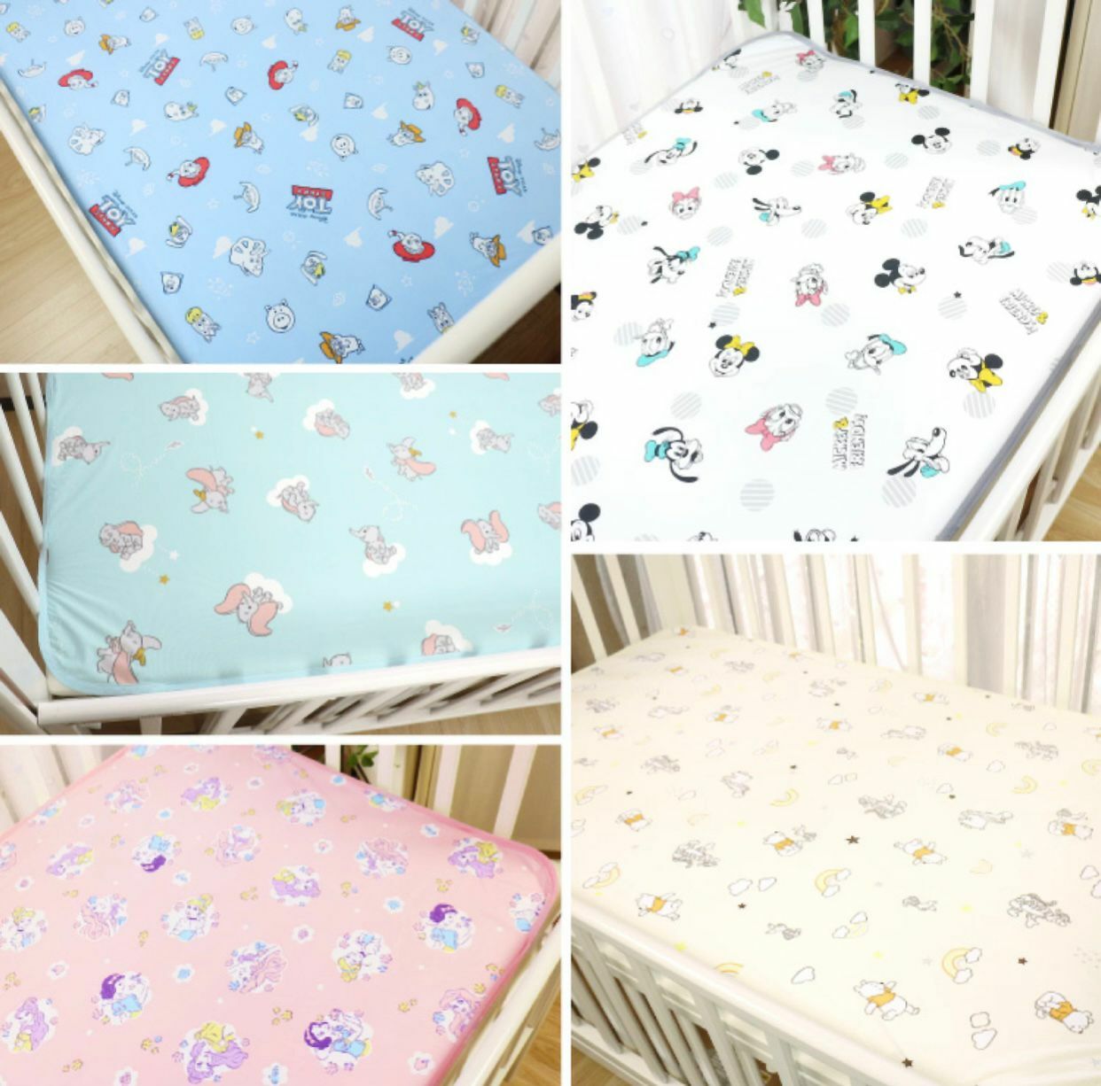 日本直送 Disney 涼感防水床墊 60X90CM