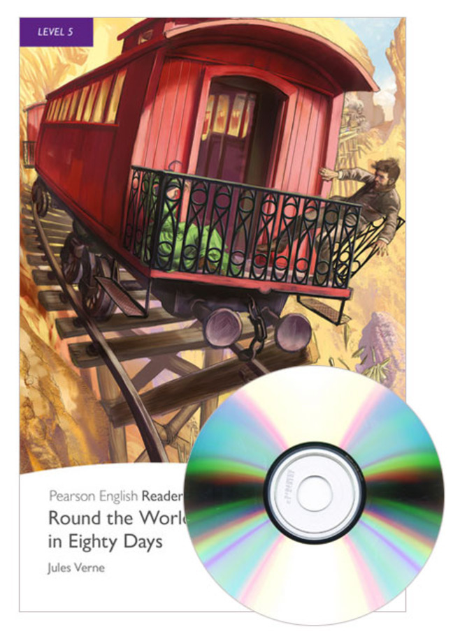 PLPR Level 5: Round the World in Eighty Days Book + MP3 Pack(Pearson Longman 培生朗文)