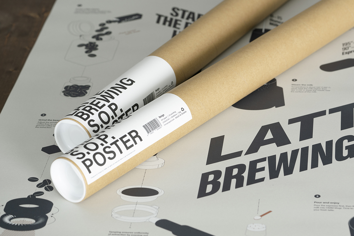 HMM義式拿鐵海報,韓系海報,咖啡海報,居家海報