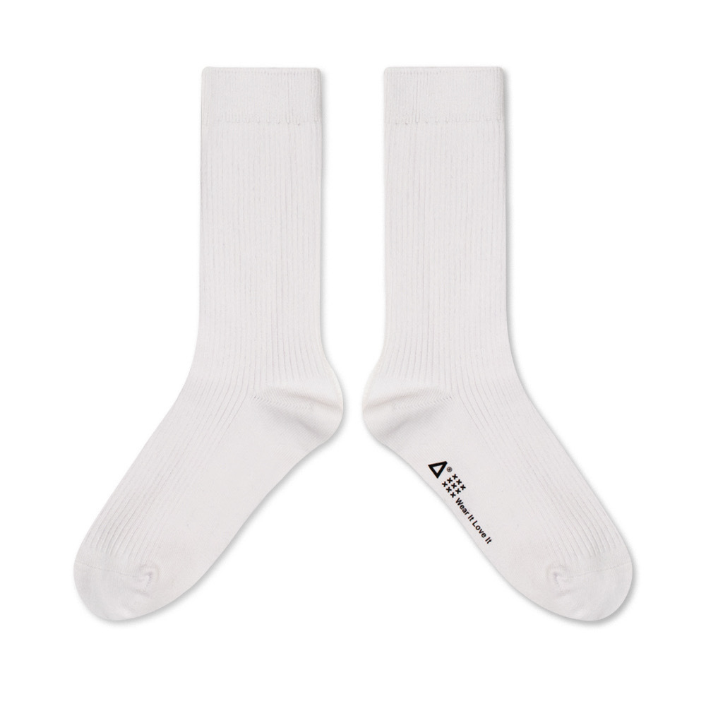 WARX - 經典素色高筒襪 (薄款)