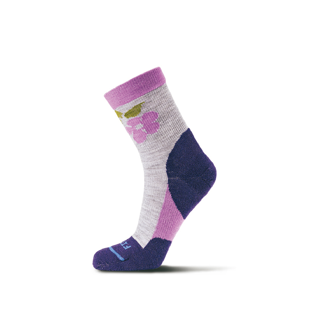 FITS 登山健行襪-羊毛襪 Women's Light Hiker Mini Crew Floral - F1303