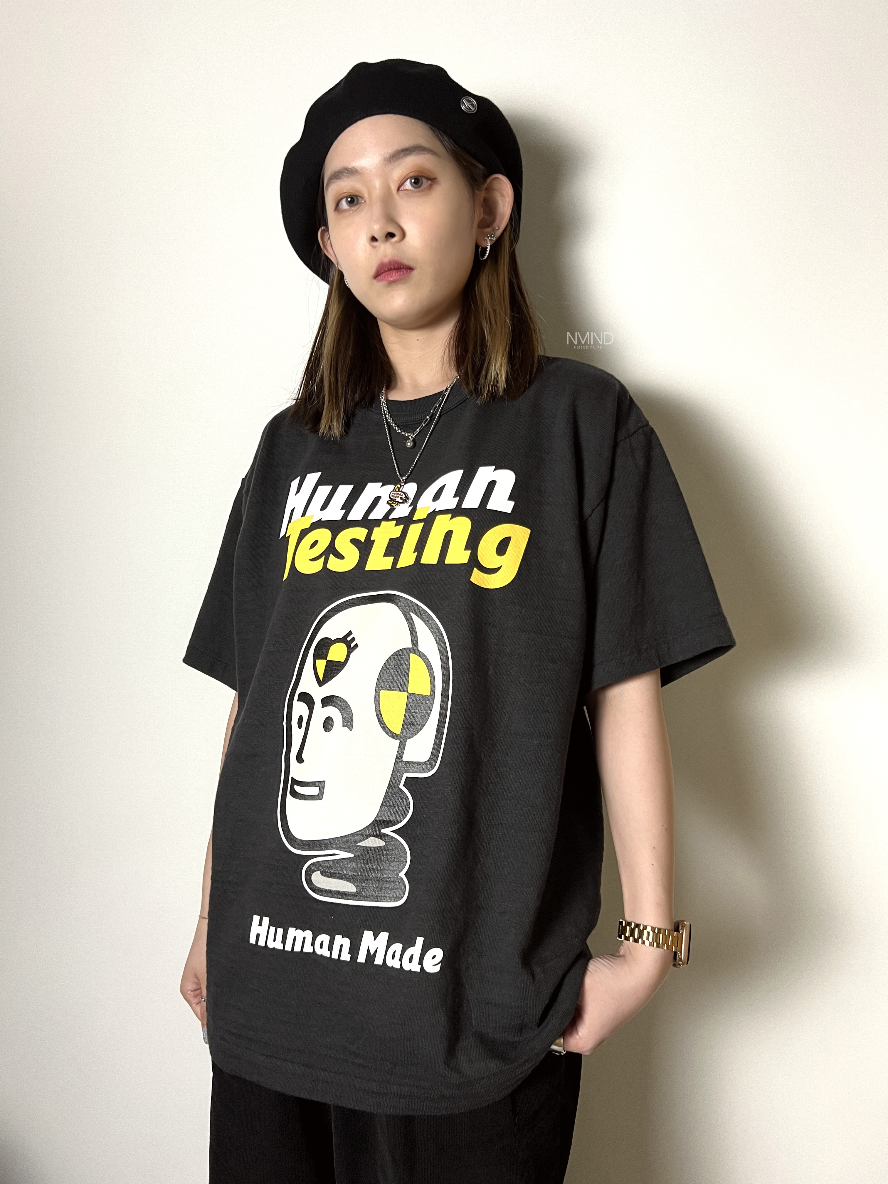 即購入okstreet★レア/希少サイズ★ human made HUMAN TESTING Tシャツ
