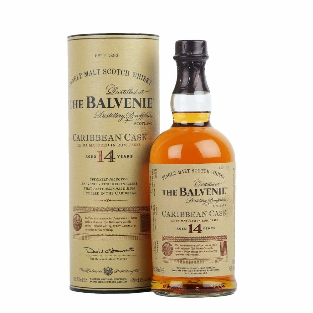 百富14 年加勒比木桶單一純麥威士忌 Balvenie Caribbean Cask 14 Years Single Malt Whisky