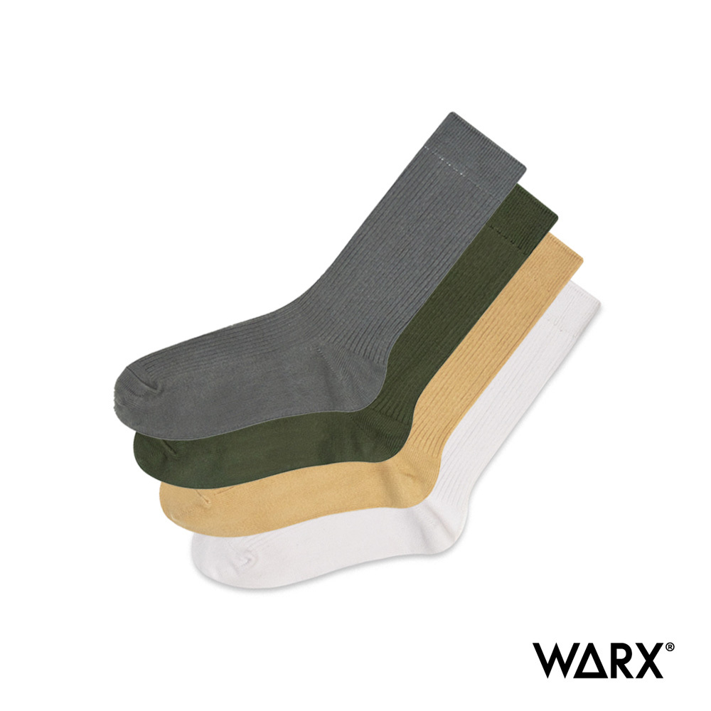 WARX - 經典素色高筒襪 (薄款)