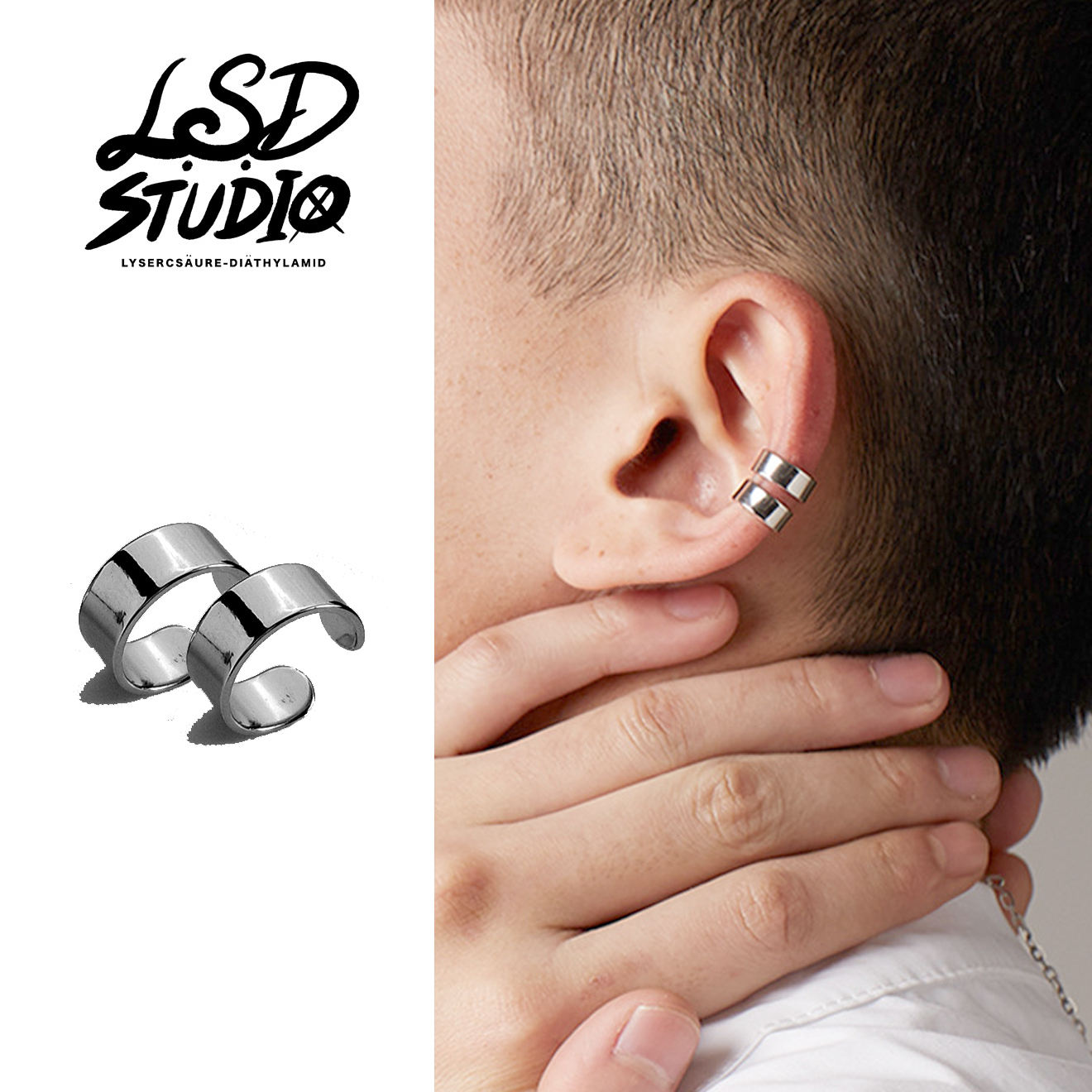 【ACGY003】簡約素面百搭耳骨夾