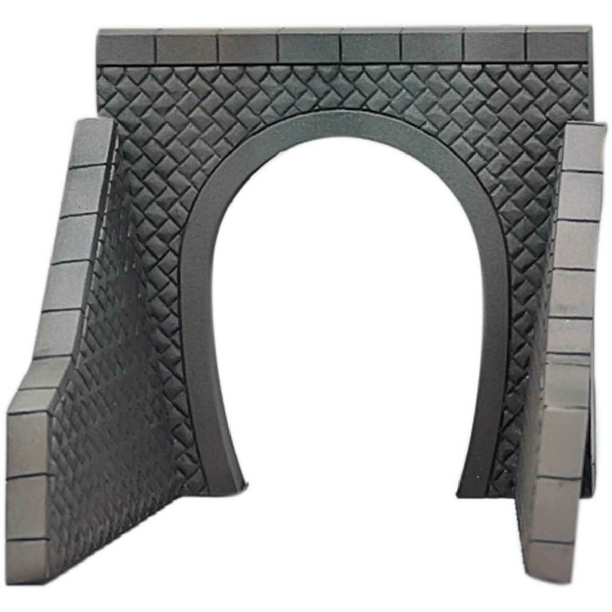 Greenmax 2114 N規 單線隧道口含側邊擋土牆 一包各兩個