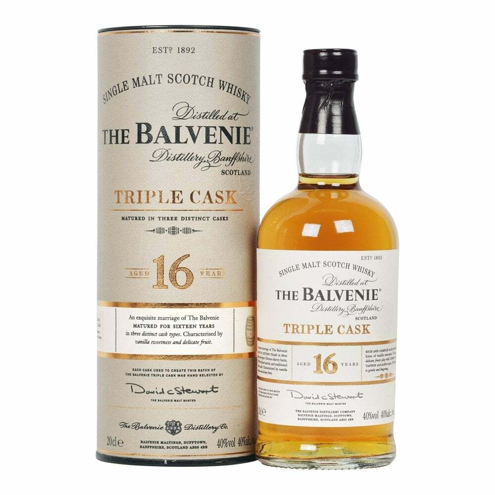 百富16年三木桶單一純麥威士忌 Balvenie Triple Cask 16 Years Single Malt Whisky