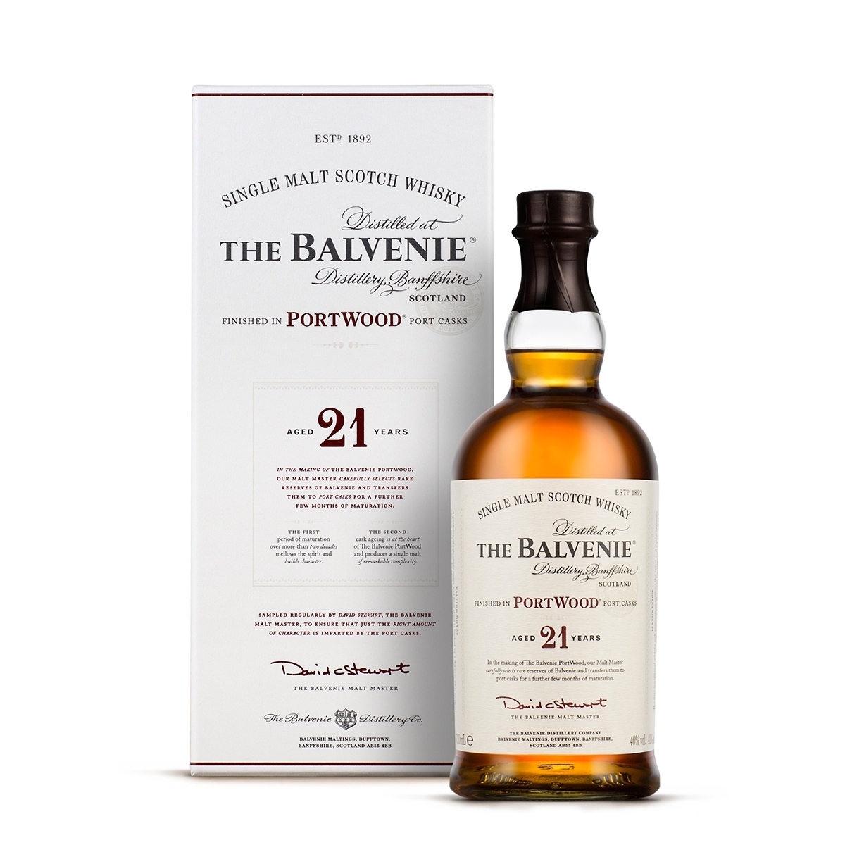 百富21年波特木桶單一純麥威士忌 Balvenie Portwood 21 Years Single Malt Whisky