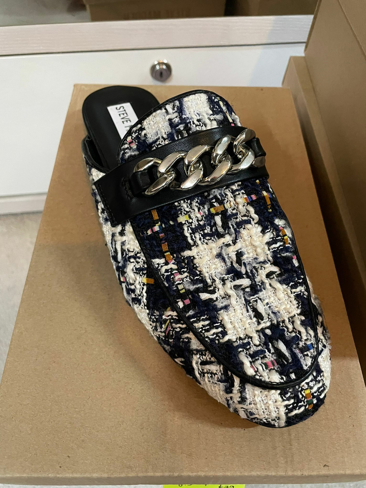 [S] STEVE MADDEN RALLY, BLUE TWEED, RALLY,BLUETWEED (SSM13)