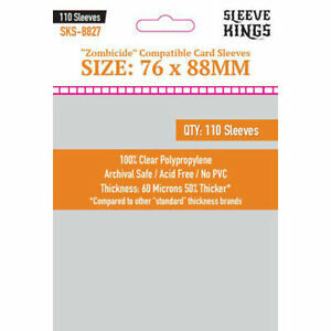 8827 Sleeve Kings 牌套 (76x88mm) 110張/包