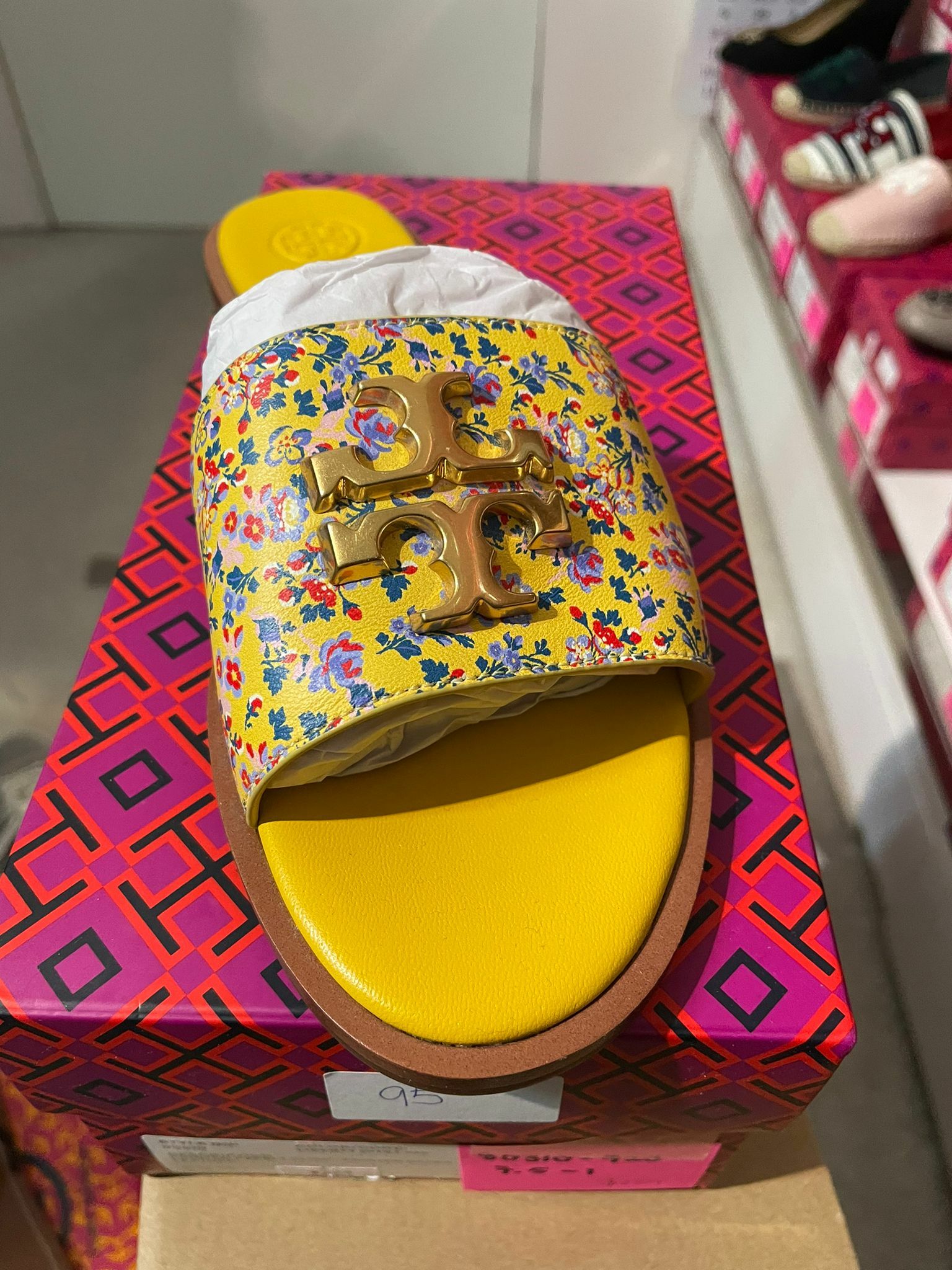 [S] TORY BURCH PRINTED EVERLY SLIDE-PRINTED NAPPA LEATHER,, 80310-720 (STB34)