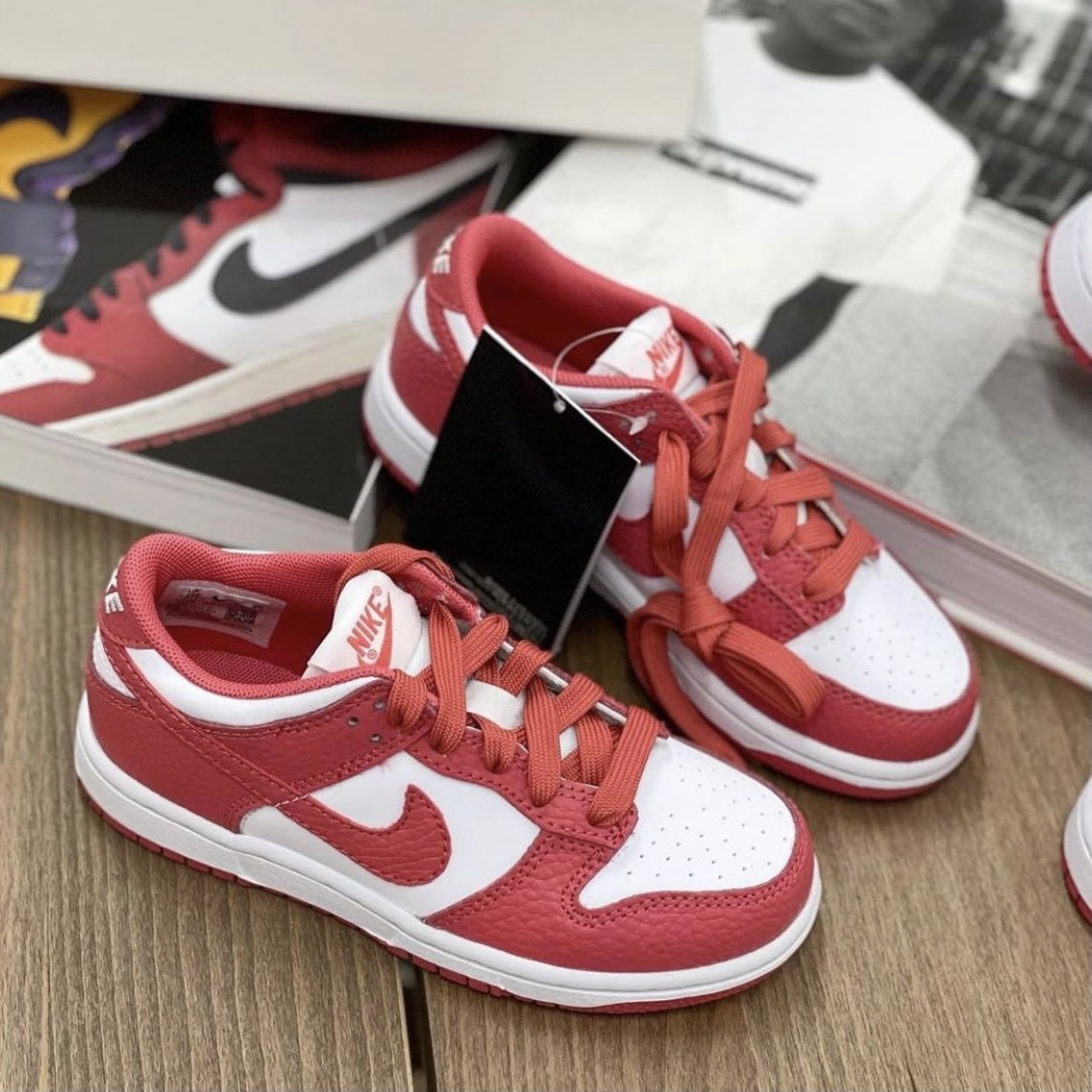 特價現貨┃小童 NIKE DUNK LOW 桃紅 皮革 DC9564-111