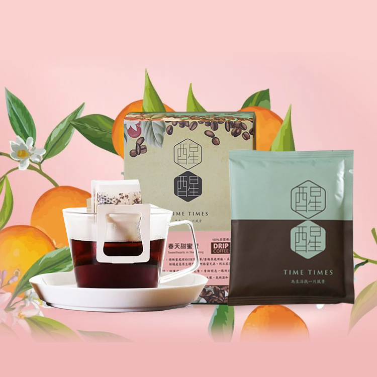 新品上市【胭脂蜜桃香咖啡10入】淺培精品濾掛咖啡 | 水蜜桃香甜明亮口感，餘韻淡雅烏龍茶味，優雅芬芳