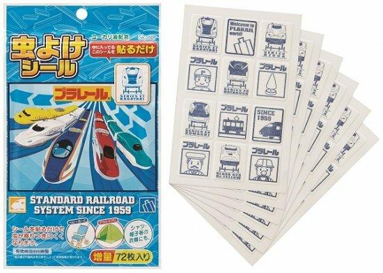 日本製 Skater 驅蚊貼72片 新幹線