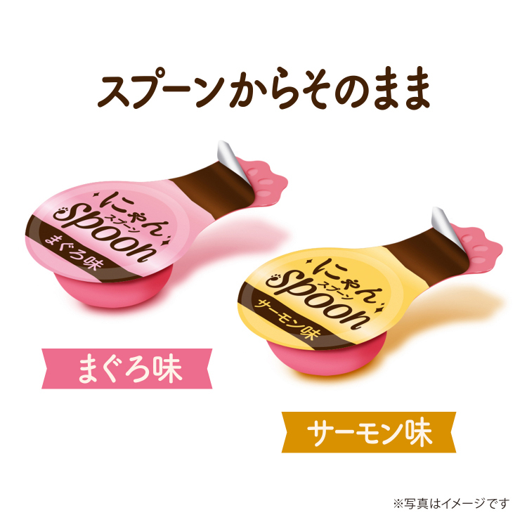日本Unicharm銀湯匙 - 吞拿魚+三文魚味肉醬匙 10gx10本