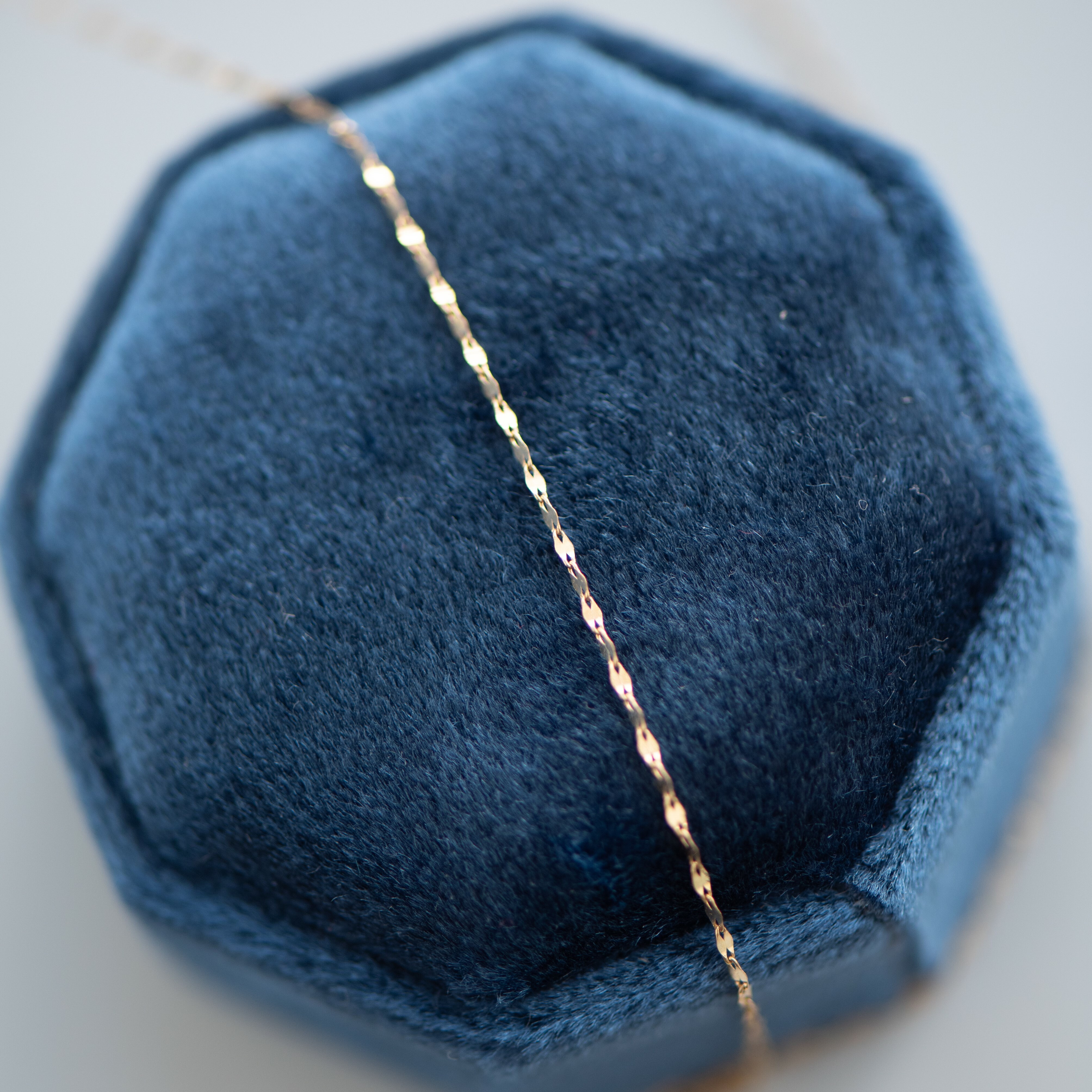 18K Costosa Plain Necklace Chain