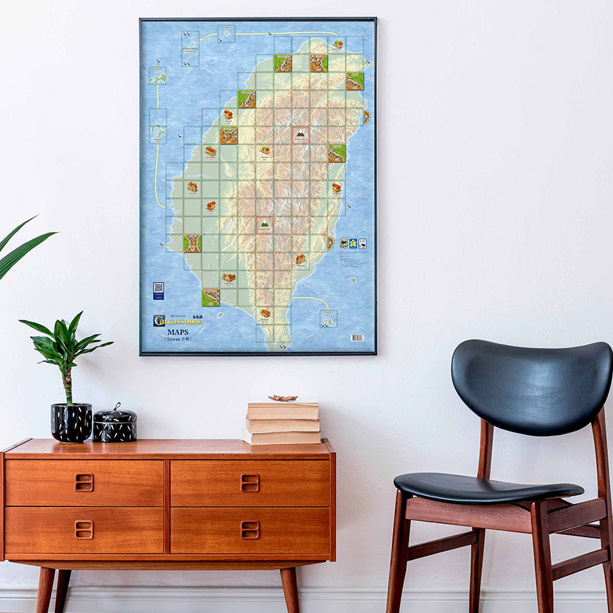 卡卡頌地圖擴充 台灣 CARCASSONNE MAP EX. TAIWAN 繁體中文版