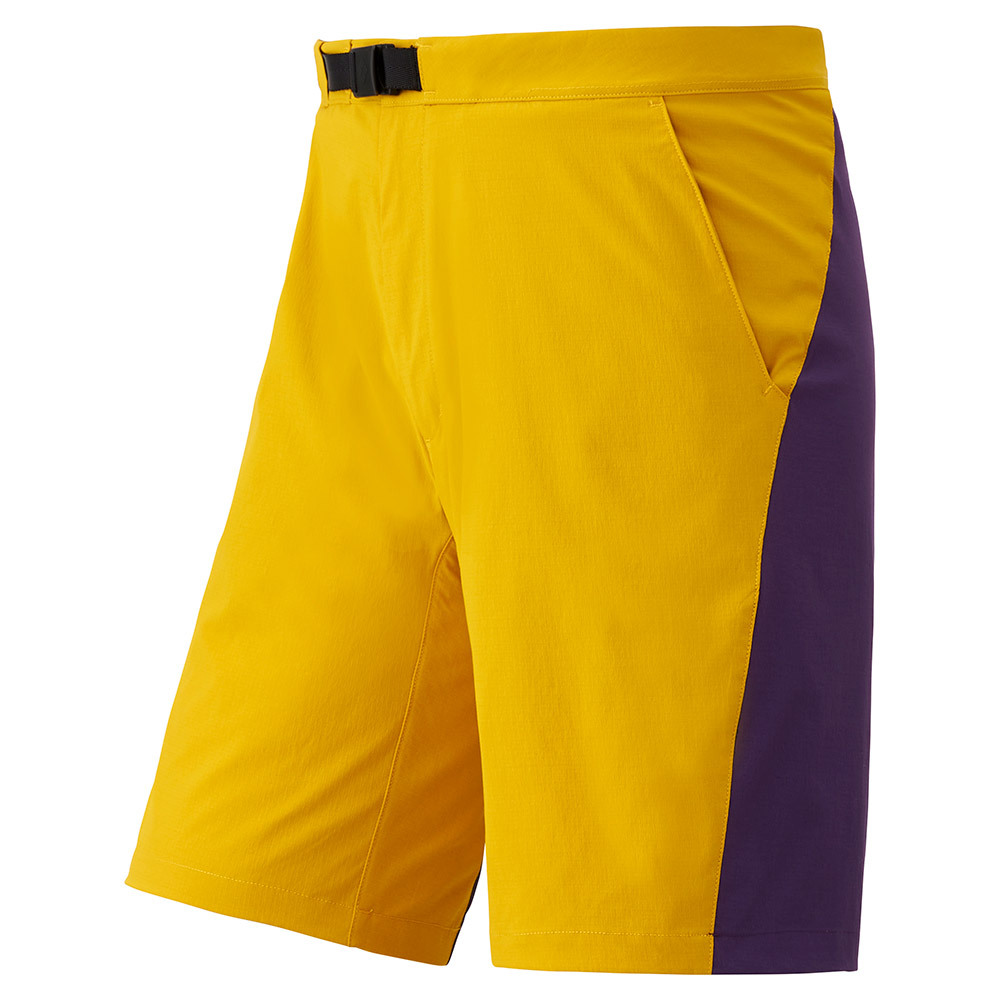 Mont-bell O.D. Shorts Men's 男款 彈性短褲 休閒短褲 1105670-MS/PN 芥末黃/葡萄紫 [HappyOutdoor]