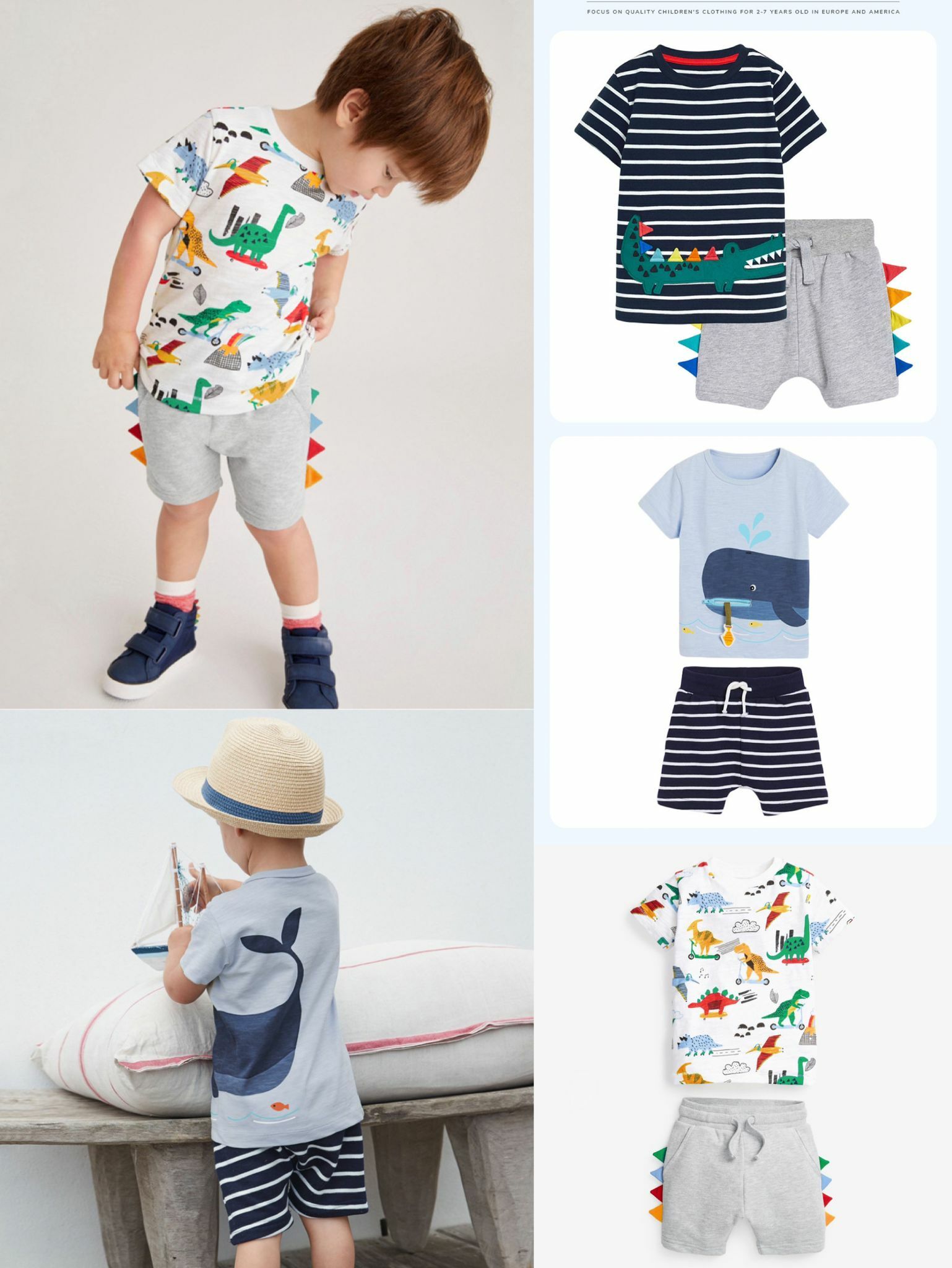 🔶 美國大型品牌🌈恐龍/鱷魚/鯨魚套裝