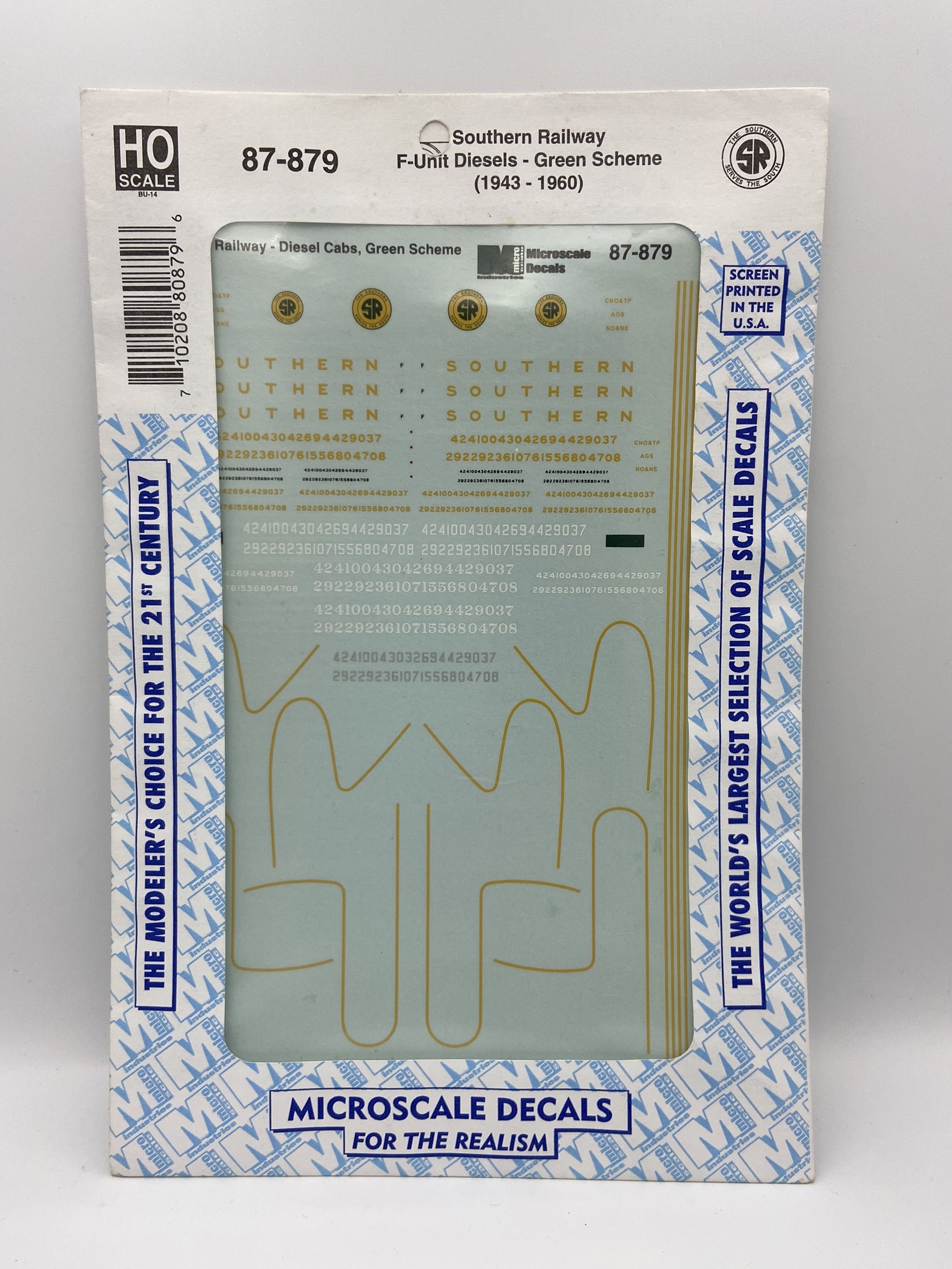 Microscale SR 87-879 轉印紙 F-Unit Diesels