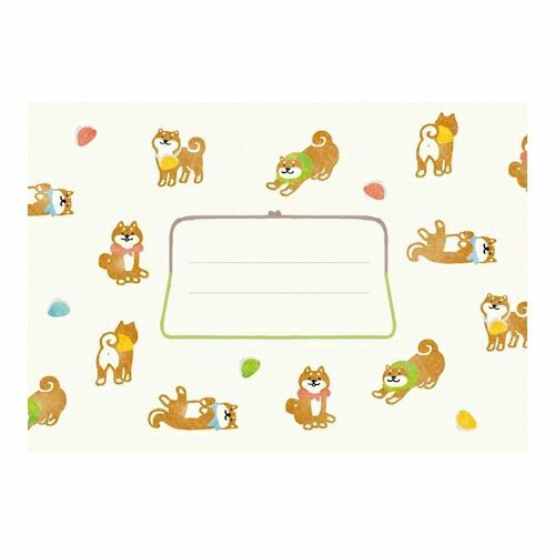 Furukawashiko Stamp Letter Set - Shiba Inu