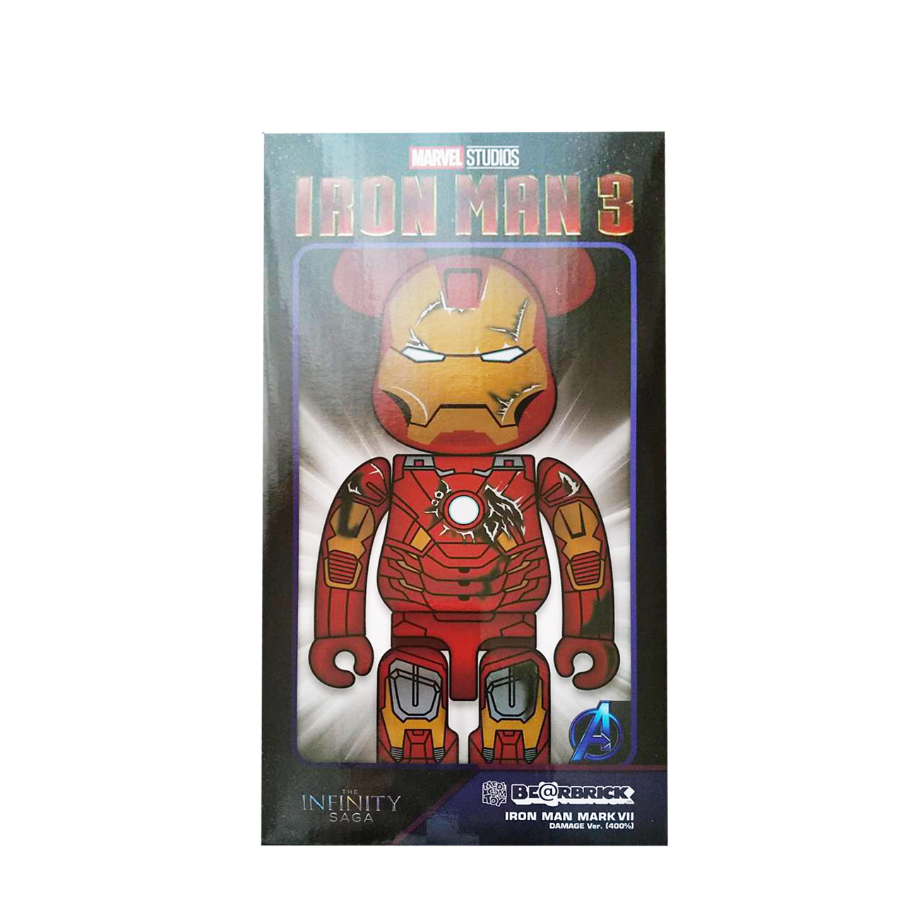 BEARBRICK IRONMAN MARK 7 (DAMAGE VER. ) 400%