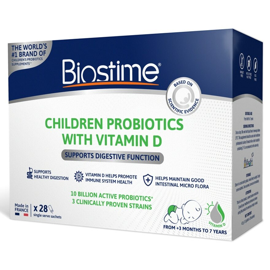BIOSTIME -合生元  兒童益生菌（含維他命D）28包 (0-7歲適用)