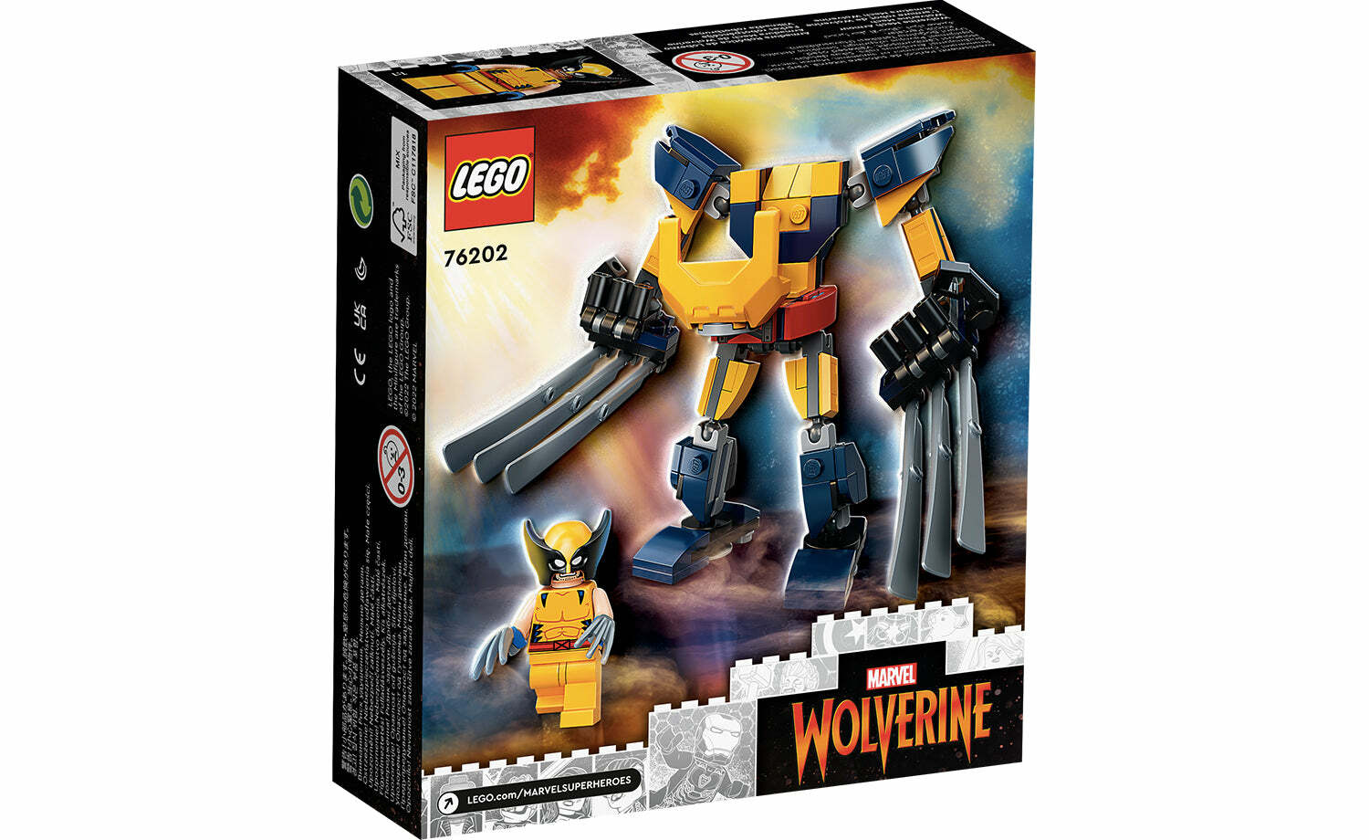 [飛米樂高積木磚賣店] LEGO 76202 Marvel-金鋼狼武裝機甲 Wolverine Mech Armor