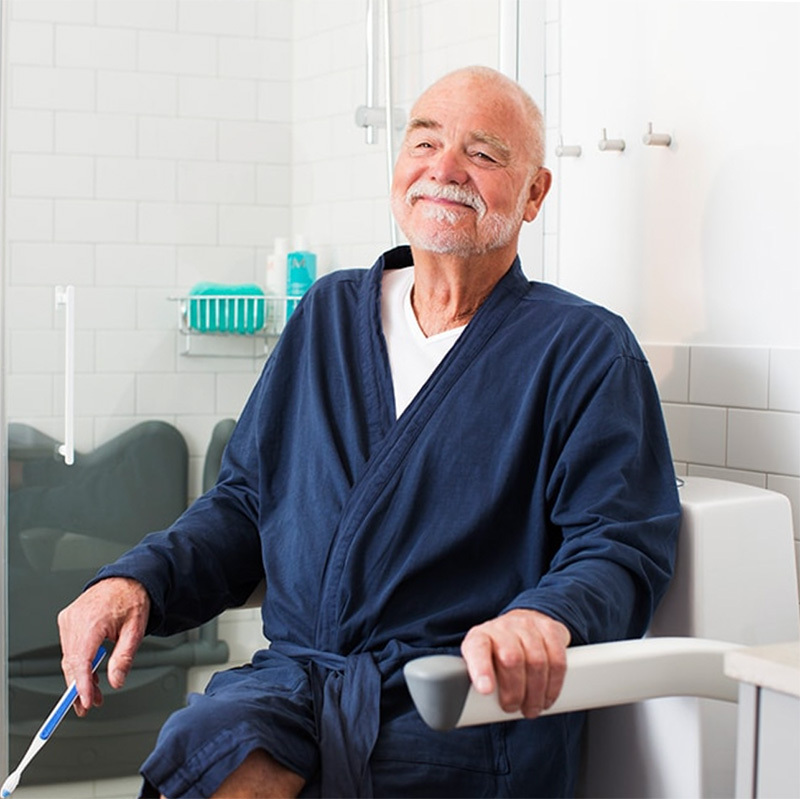 瑞典 Etac Rex 上翻式浴室扶手 – 60cm長