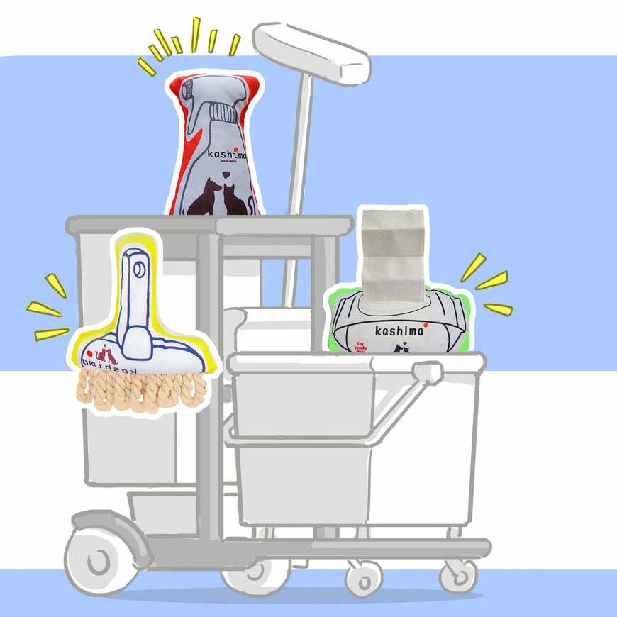 Kashima清潔套裝寵物啃咬玩具