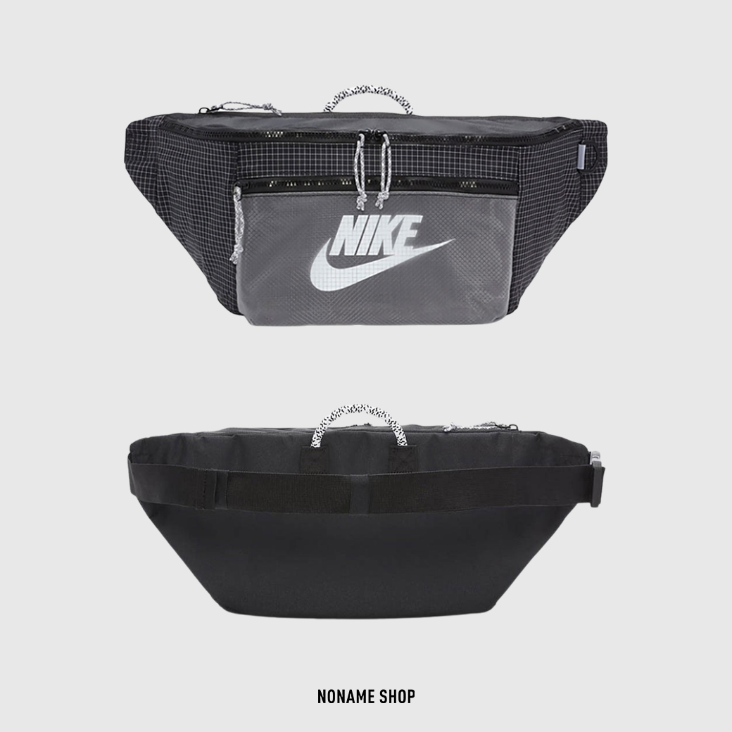 NIKE TECH WAIST BAG 腰包 黑色 網格 大容量