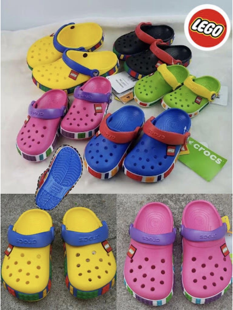Crocs Lego小童洞洞鞋