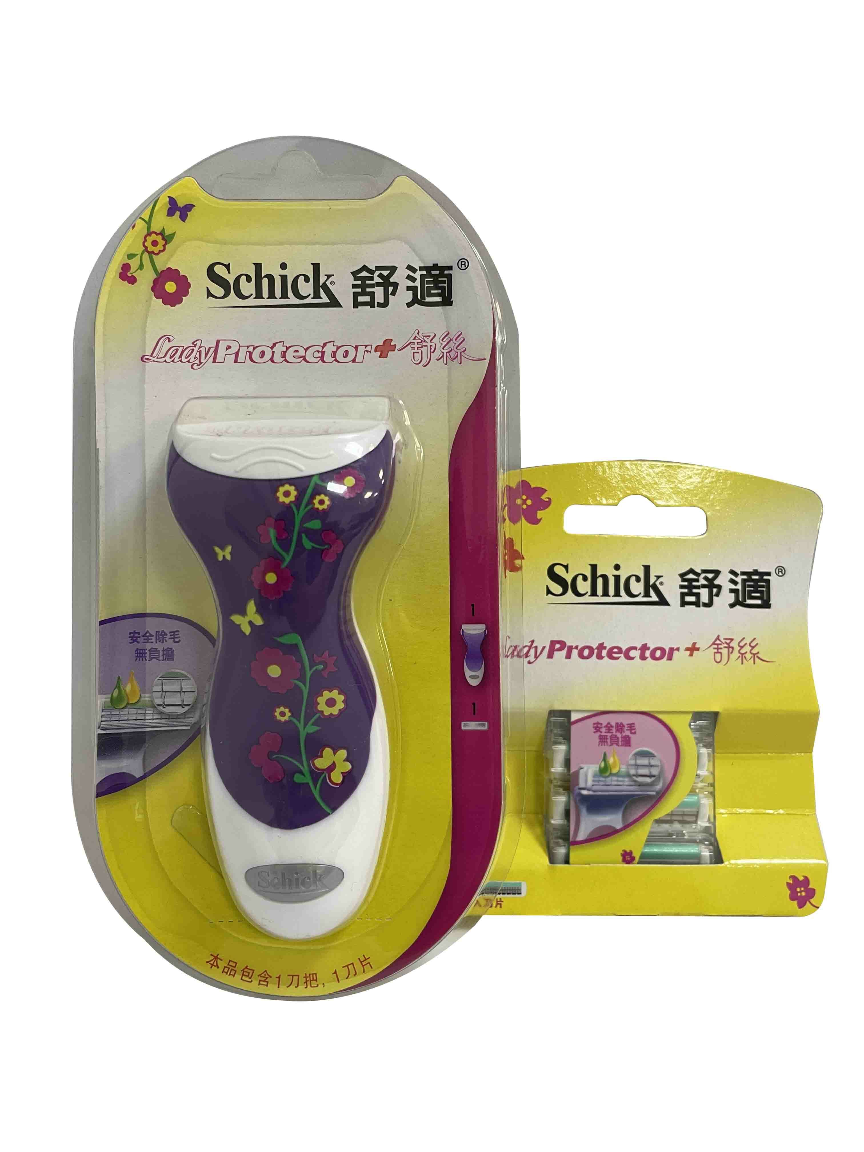 【Schick舒適】舒絲仕女除毛刀 (刀把1入+刀片1入)