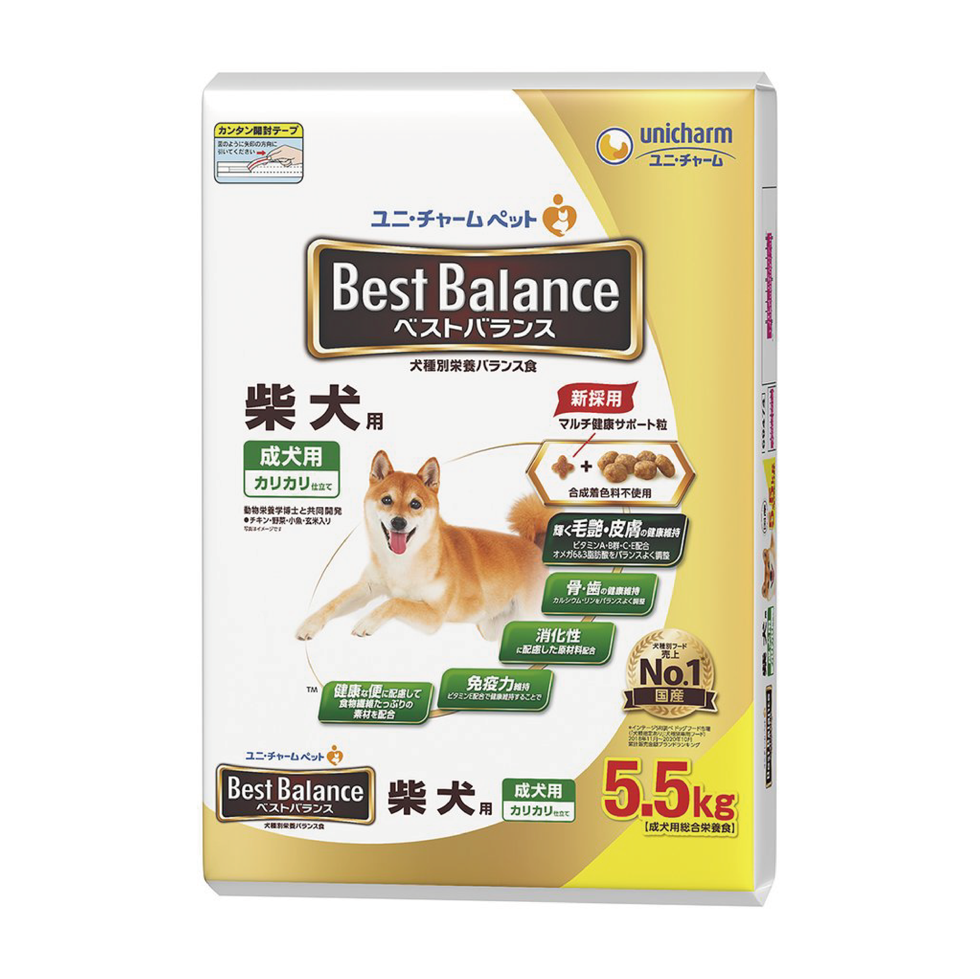 Unicharm |最佳美毛健體柴犬成犬糧 5.5kg (UIC-4749)