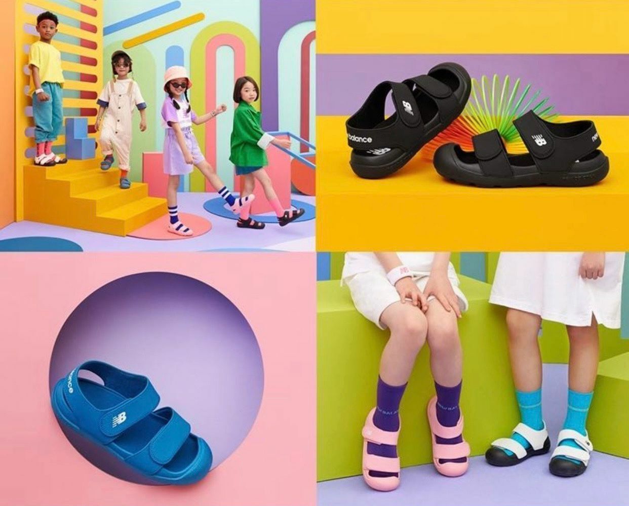 New Balance夏季沙灘小童涼鞋