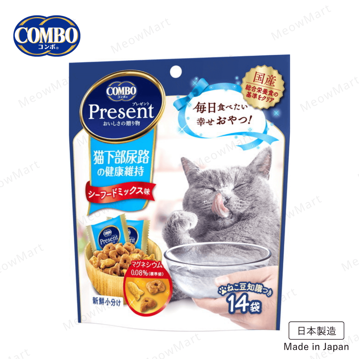 日本Combo 維護泌尿道健康 貓小食 42g (14袋入)