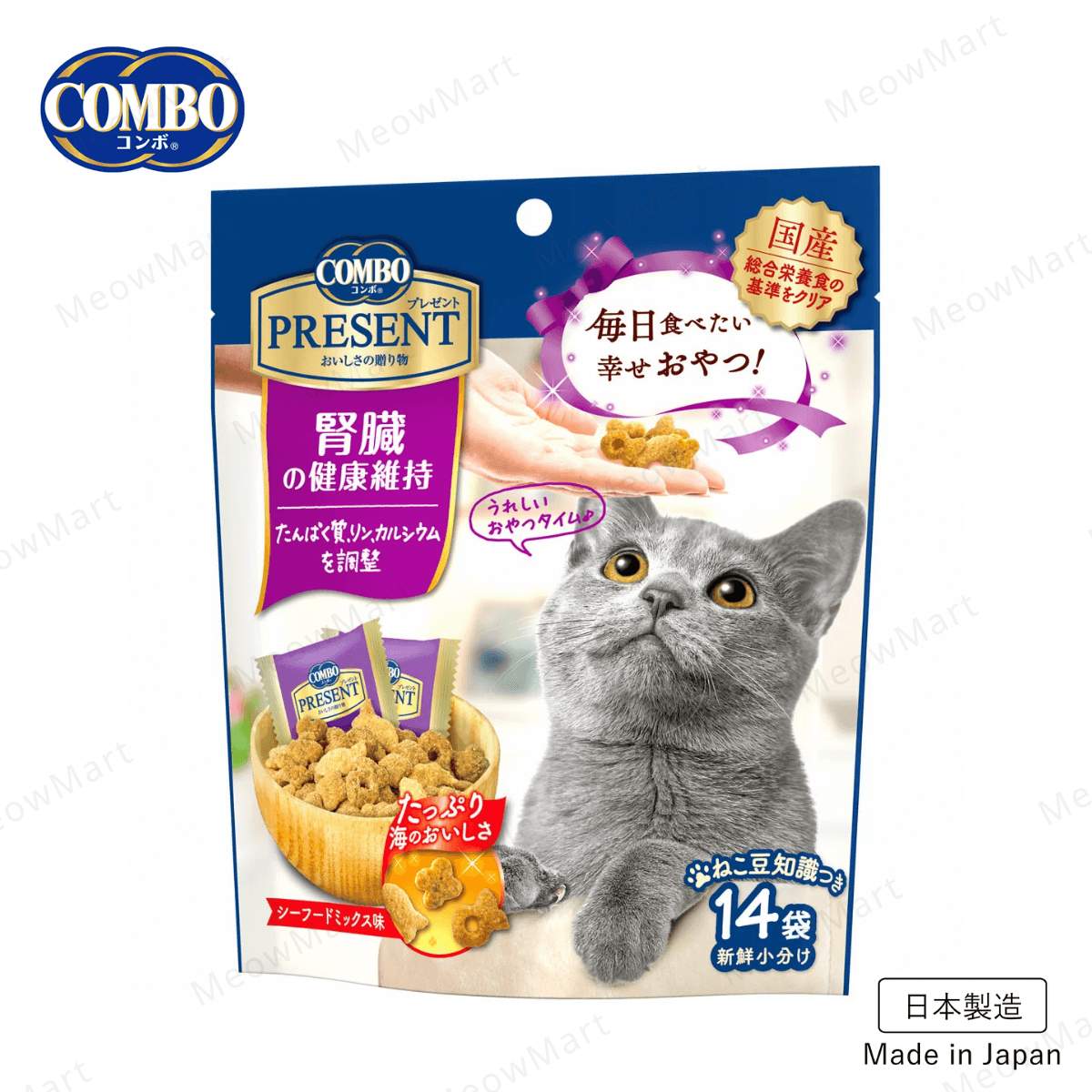 日本Combo 維護腎臟健康 貓小食 42g (14袋入)