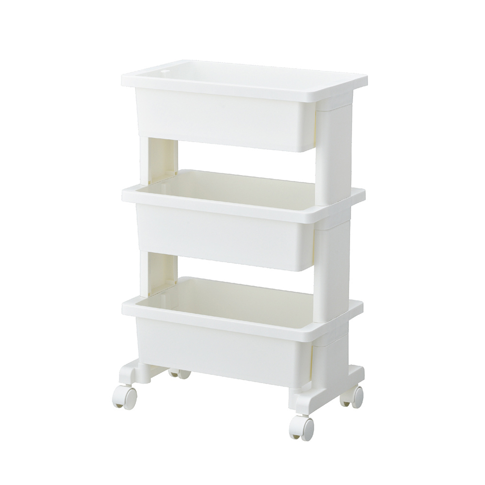 【日本JEJ ASTAGE】MOBILE WAGON迷你3籃置物推車