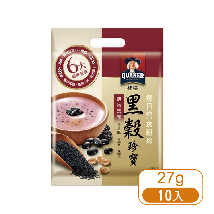 【桂格】每日營養穀珍黑穀珍寶10入袋裝