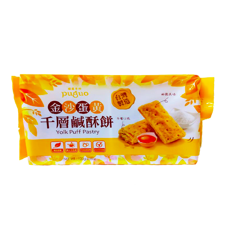 【天鵬】金莎蛋黃千層鹹酥餅120g