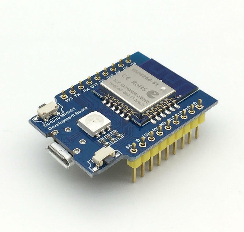 Goouuu-S1 ESP8266串口wifi物聯網開發板模組 (附排針)