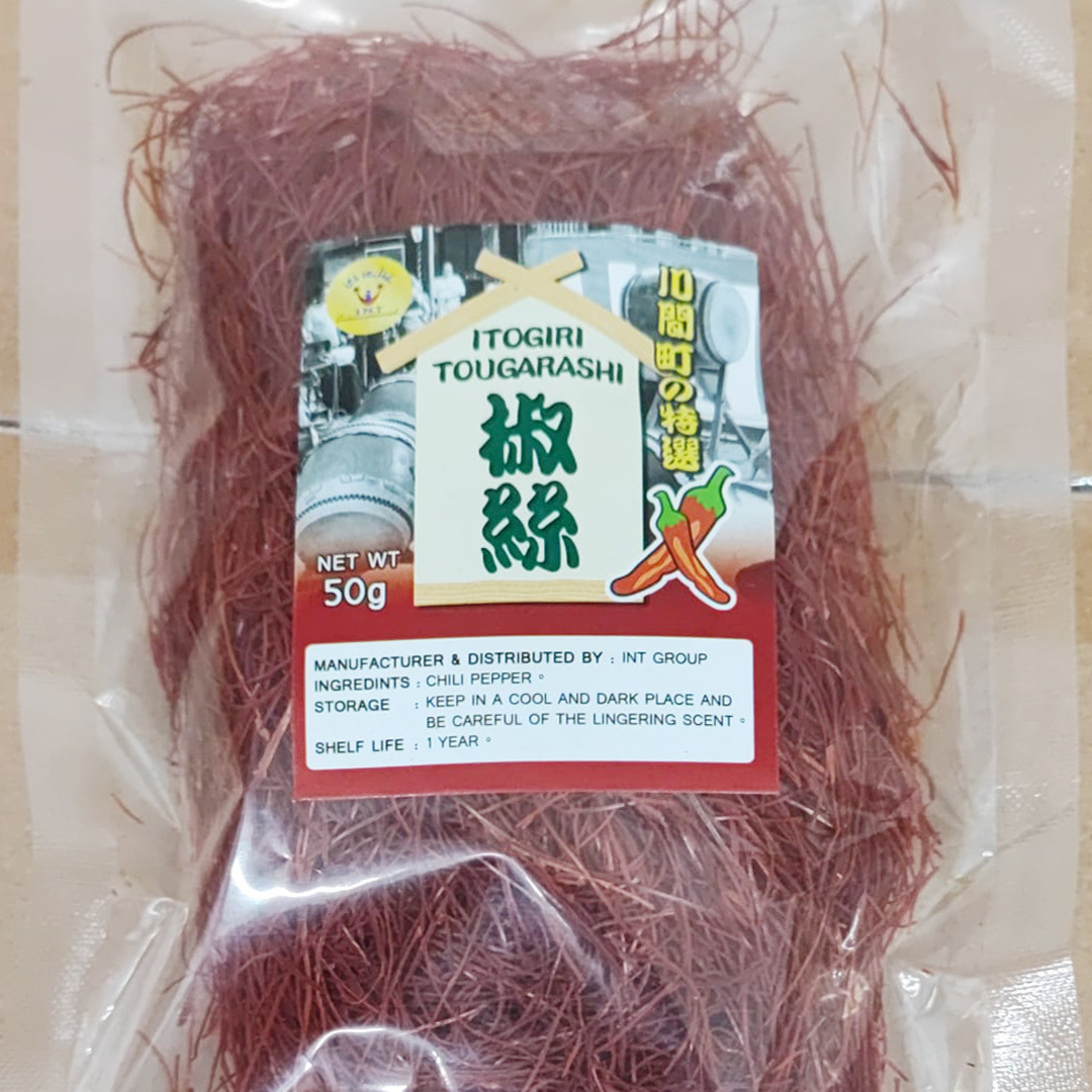 切絲唐辛子(乾辣椒絲) 約50g/包