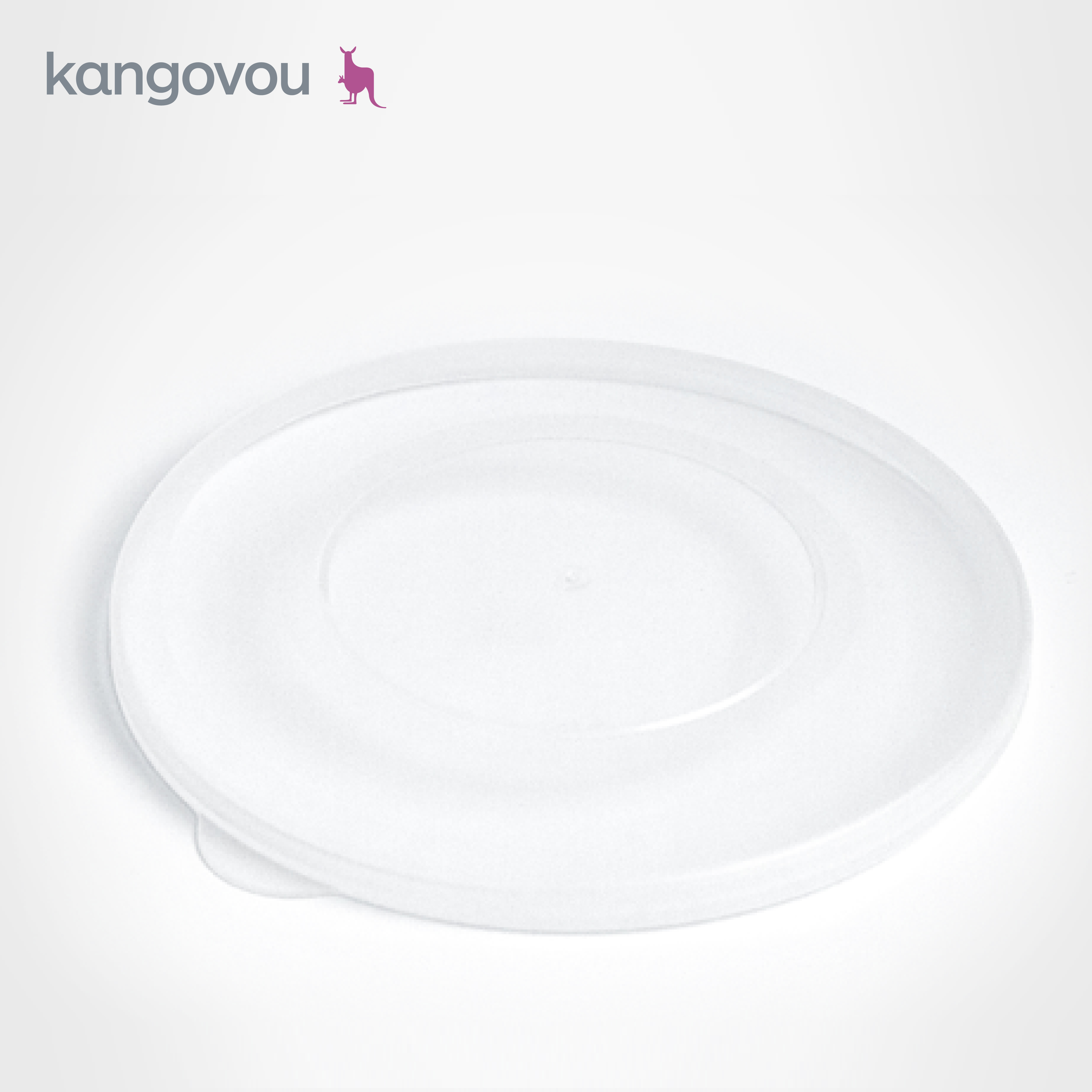 收納蓋【點心碗】-美國 Kangovou 小袋鼠不鏽鋼安全餐具